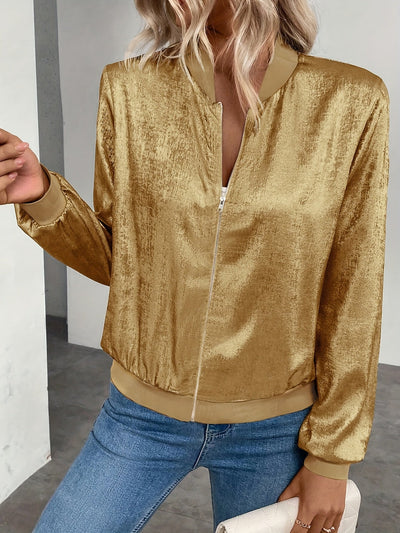 Marla - Stylish Golden Jacket