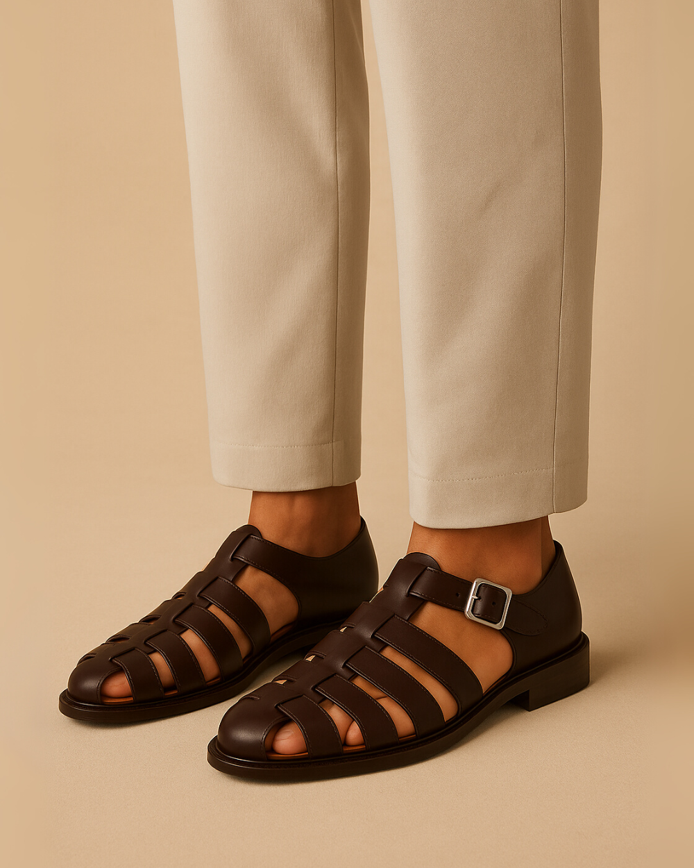 Vitora - Sandals with buckle fastening