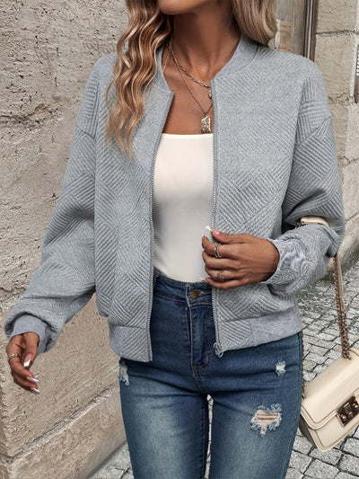 Jemma - Long Sleeve Jacket With Zip-Up