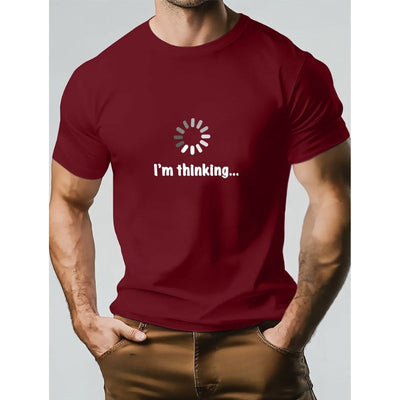 Think – Cotton And Print T-Shirt