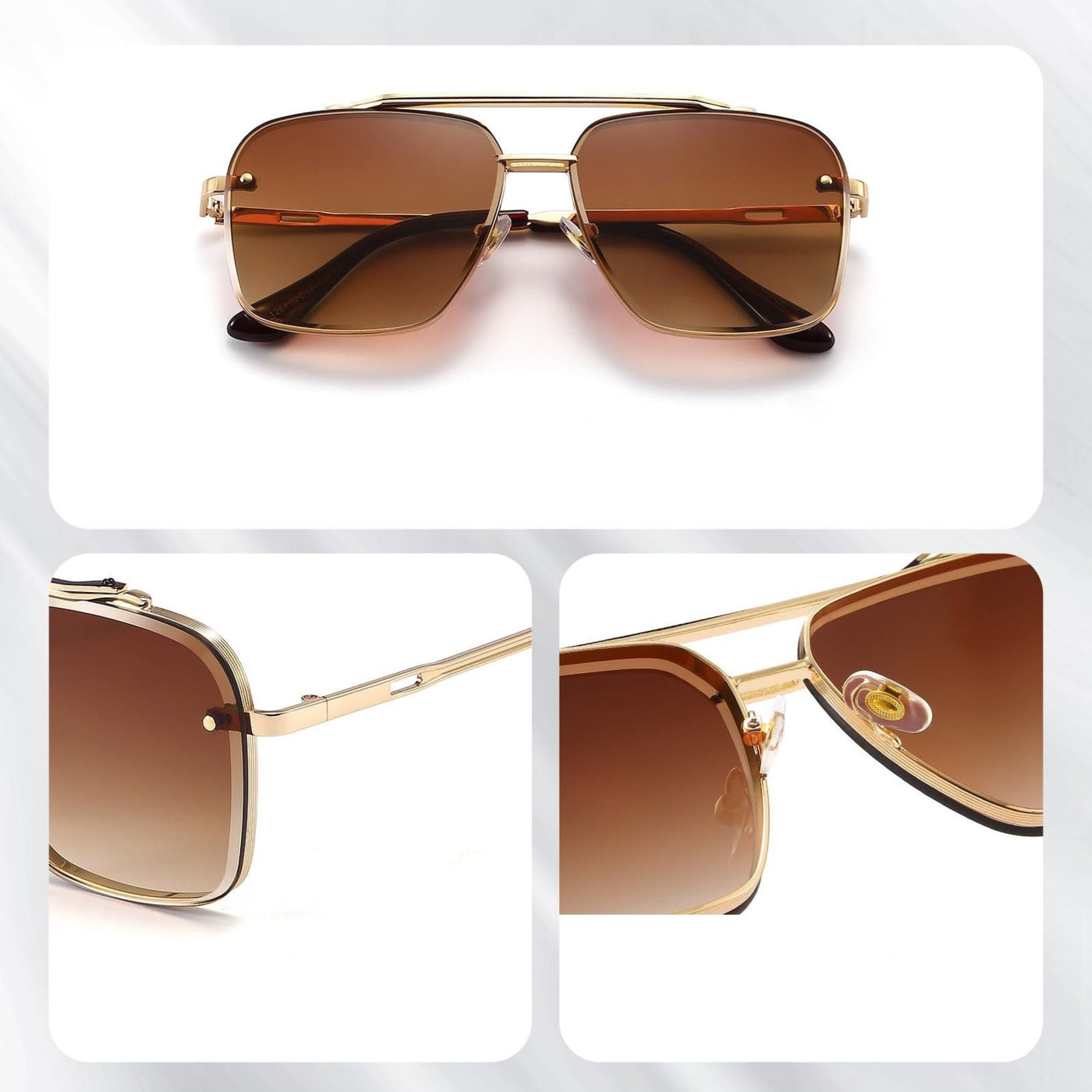 RayForge - Retro Gradient Sunglasses UV400 Protection