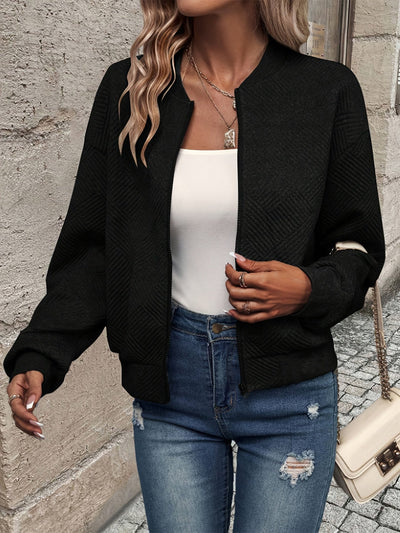 Jemma - Long Sleeve Jacket With Zip-Up