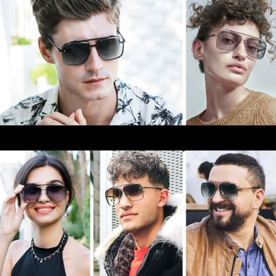 RayForge - Retro Gradient Sunglasses UV400 Protection