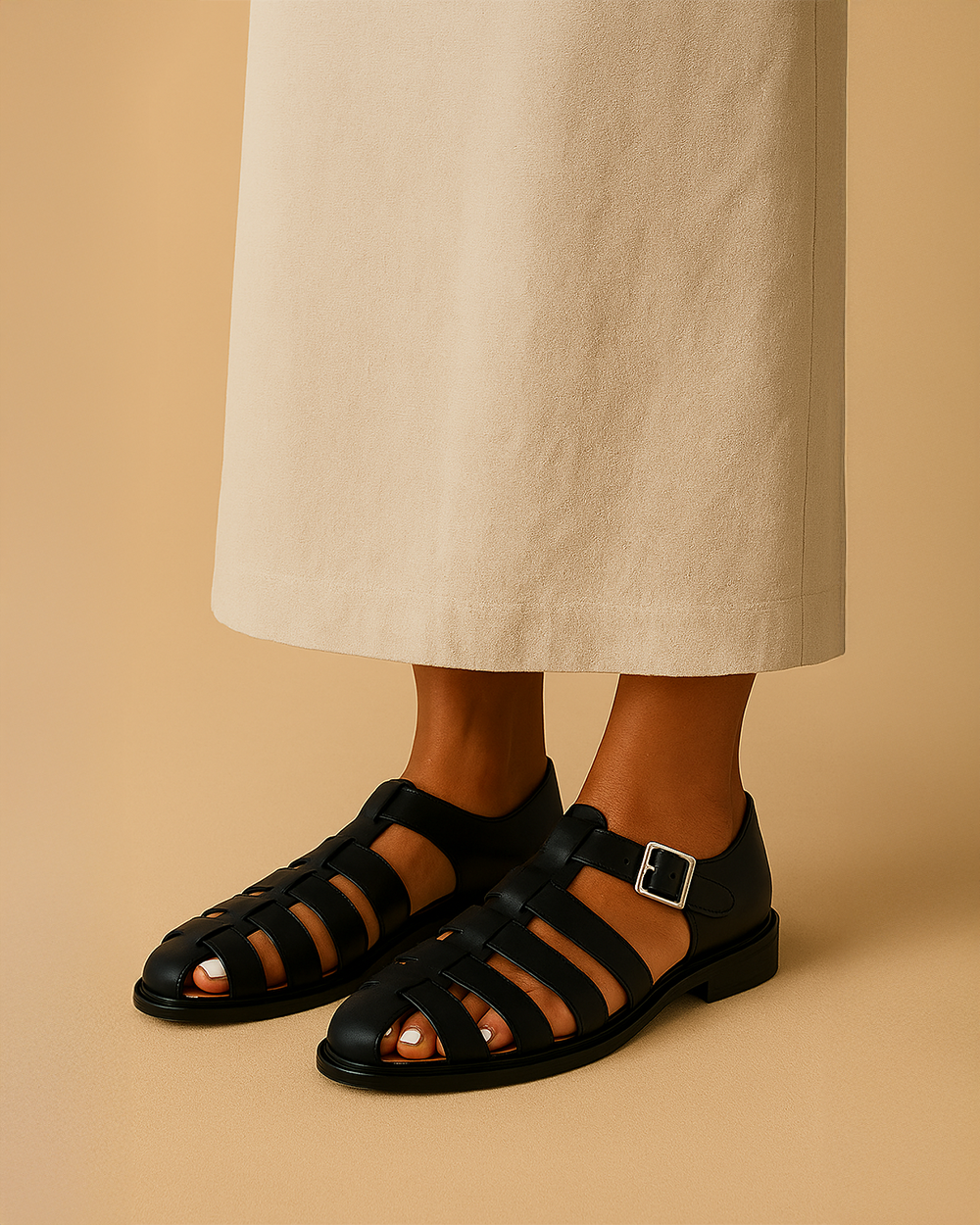 Vitora - Sandals with buckle fastening