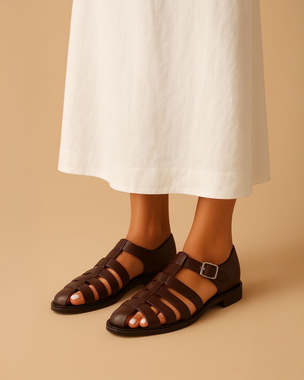 Vitora - Sandals with buckle fastening