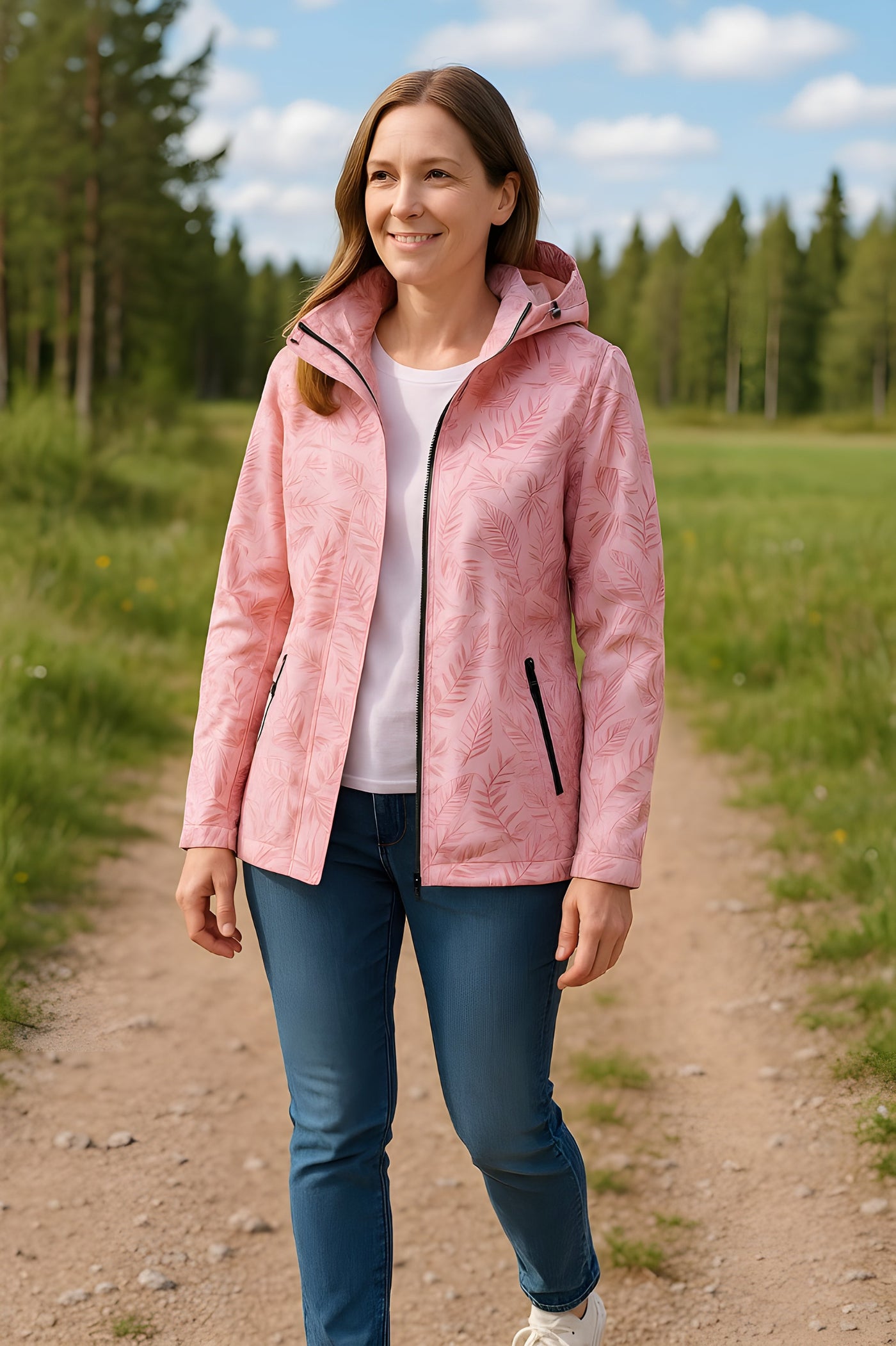 Joana - Windproof Printed Jacket