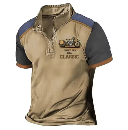 Kritsada - Stylish Half Zipper Polo Shirt