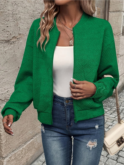 Jemma - Long Sleeve Jacket With Zip-Up