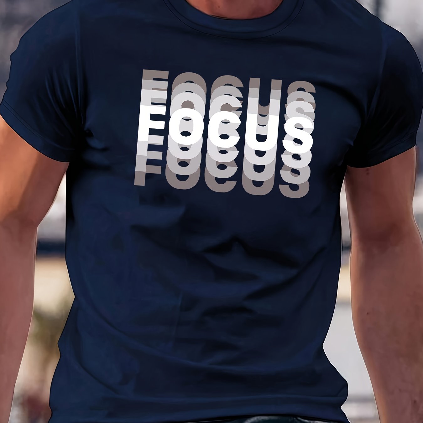 Focus – Stylish T-Shirt With Effect Design