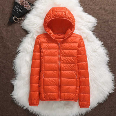 Manuela – Waterproof Jacket With White Duck Feathers
